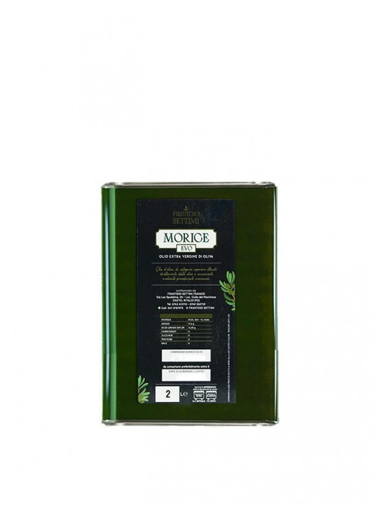 Olio Morice Extra Vergine di Oliva in lattina 2 Litri 2025/2026