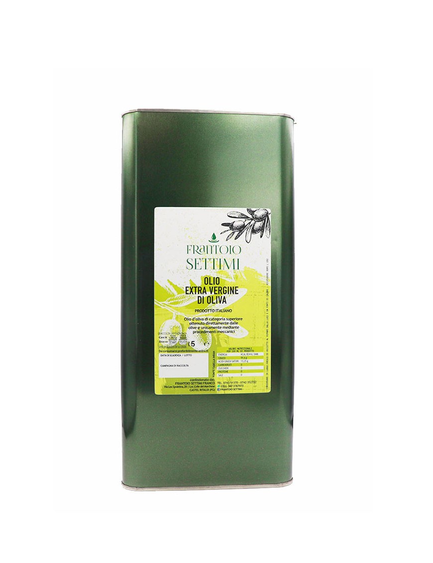 Olio Extra Vergine di Oliva EVO in lattina 5 Litri  2025/2026