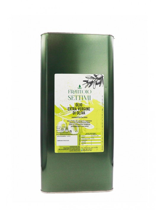 Olio Extra Vergine di Oliva EVO in lattina 5 Litri  2025/2026